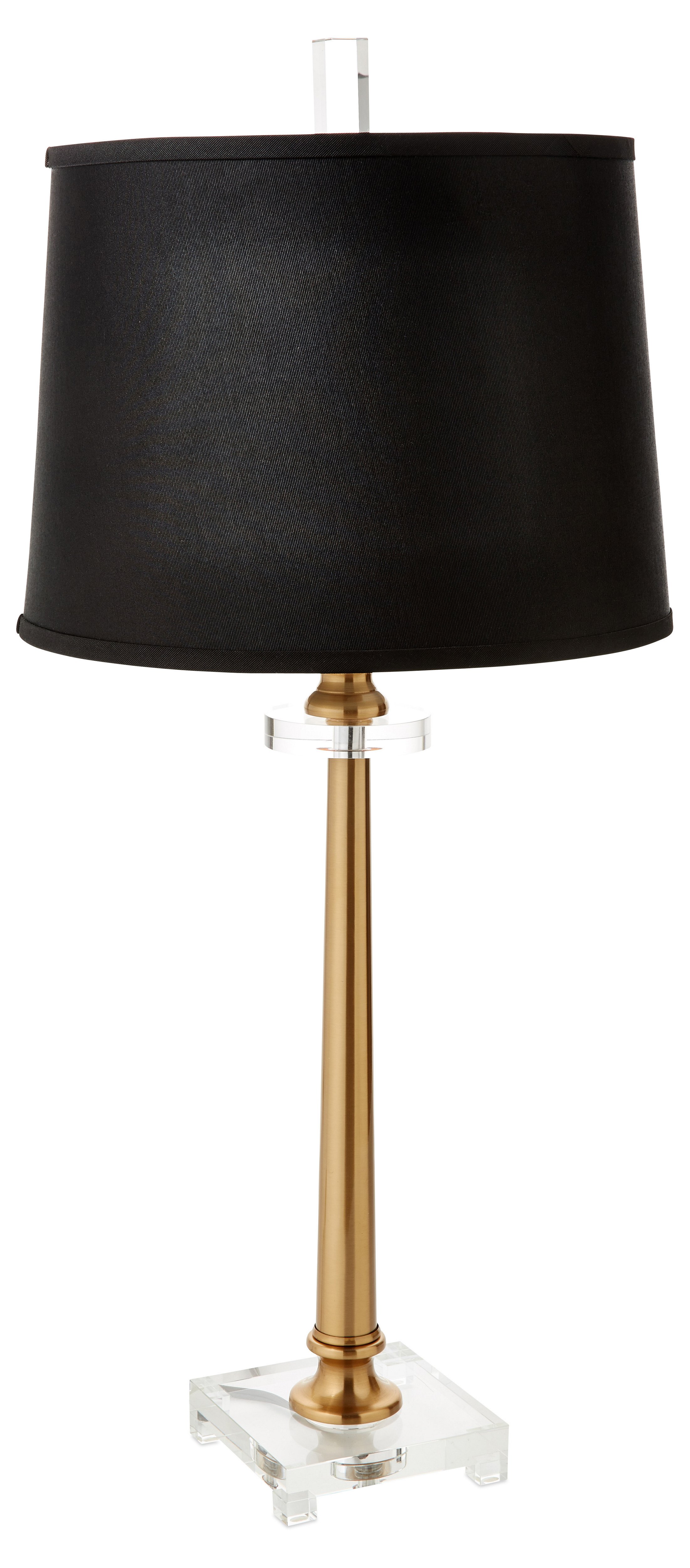 Antique Brass Lucite Table Lamp - Dessau Home